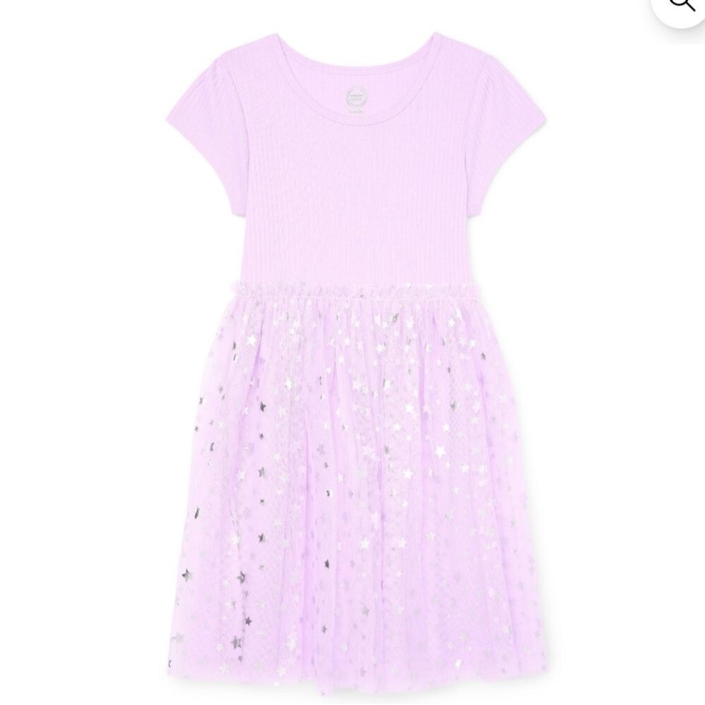 Wonder Nation Girls Short Sleeve Tutu Dress, Size XL(14-16) Plus
